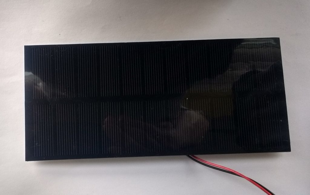 Figure 1. A 5 Volt, 2 Watt solar panel