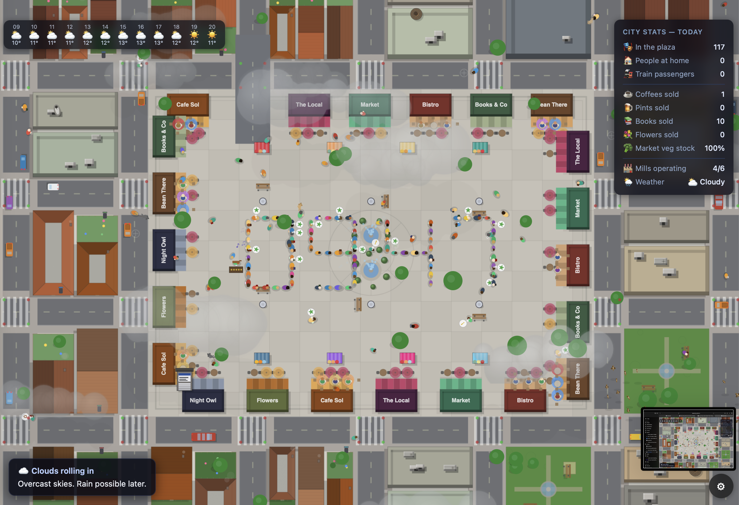 City Clock: A City where the People Tell the Time
