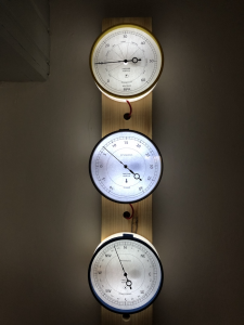 Climate Gauges - Mounted on Wood