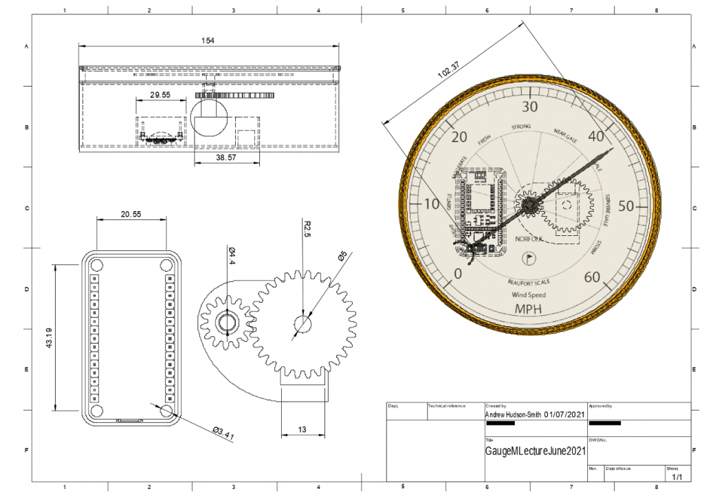 Open Gauges - Technical Drawing