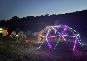 Programmable LED Hex dome