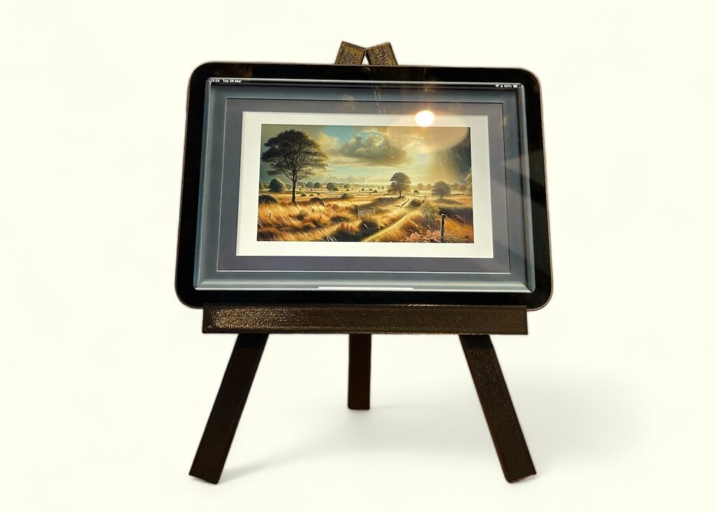 Dall-E 3 image on an iPad using Frame-IT